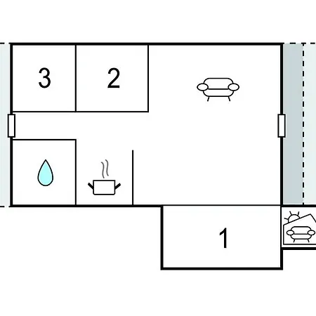 3 Bedroom Gorgeous In Hvide Sande Hébergement de vacances *